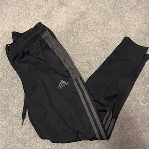 Adidas Black and Gray Joggers